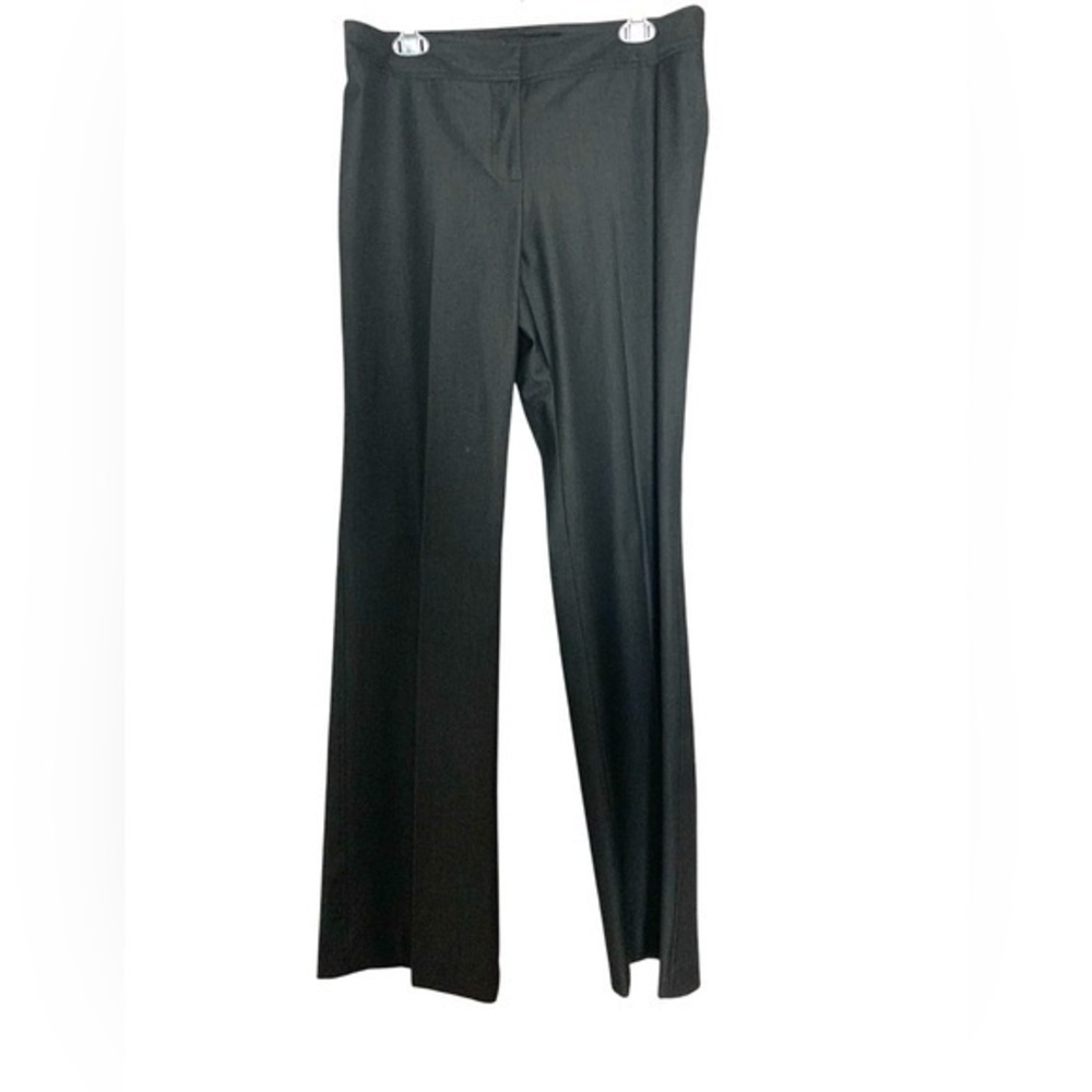 Karen Kane Classic Casual Dress Pants Straight Leg Heater Dark Grey Size 10